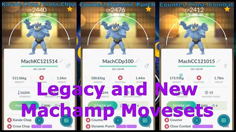 machamp pokemon go best moveset|More.